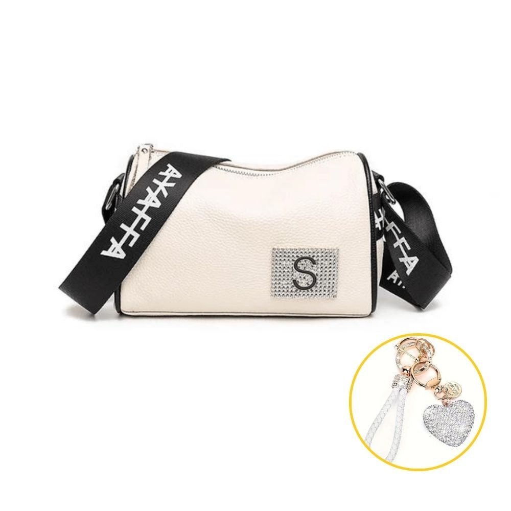 Bolsa Transversal de Couro Sasha - Ayaffa