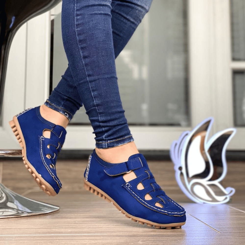 Mocassim de Couro Feminino - BellaFit