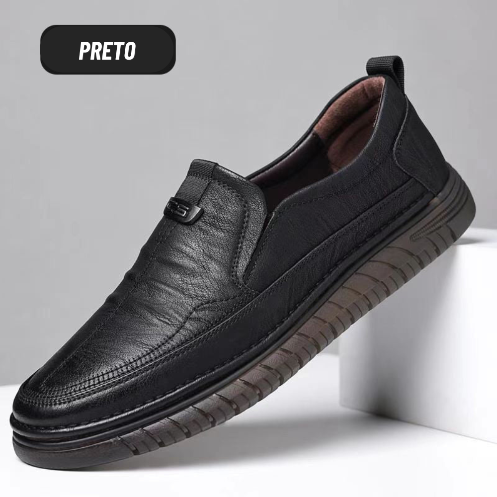 [PAGUE 1 LEVE 2] Mocassim de Couro Confortável - Crossyt