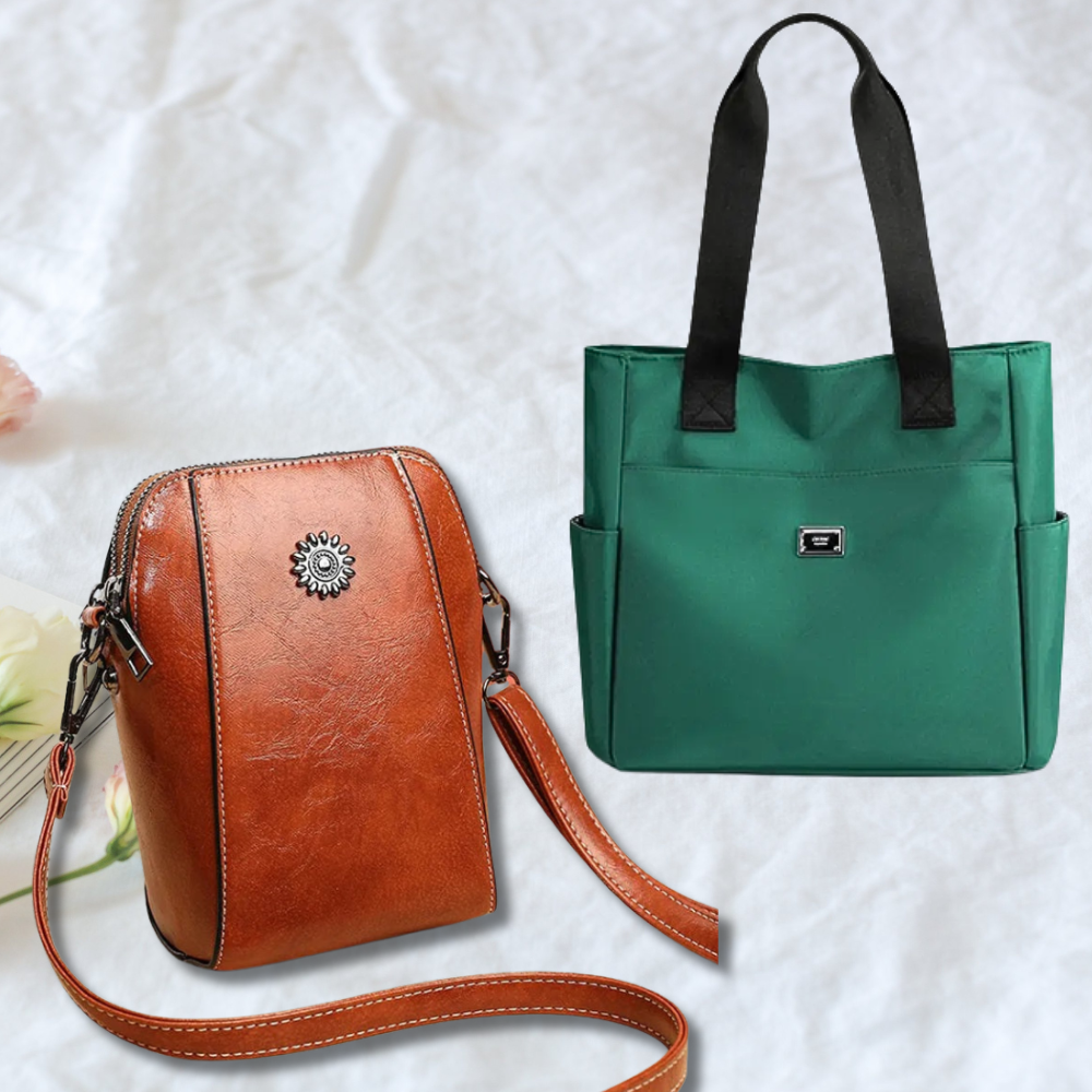 COMBO EXCLUSIVO - Bolsa Impermeável Sally e Bolsa Transversal Ranna