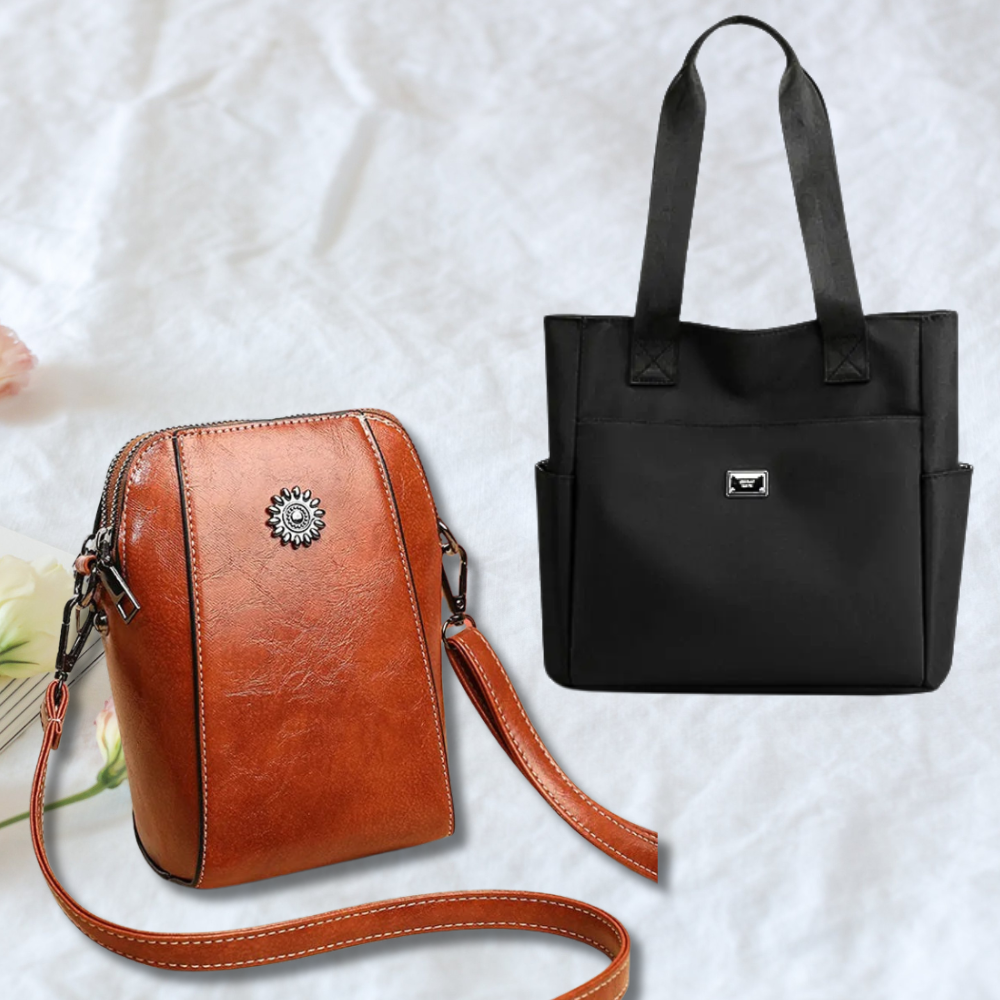 COMBO EXCLUSIVO - Bolsa Impermeável Sally e Bolsa Transversal Ranna