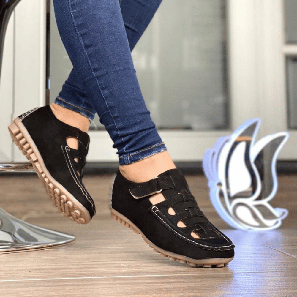 Mocassim de Couro Feminino - BellaFit