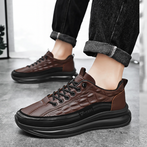 Sapatênis de Couro Ortopédico Masculino - OneStep