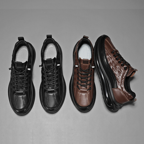 Sapatênis de Couro Ortopédico Masculino - OneStep