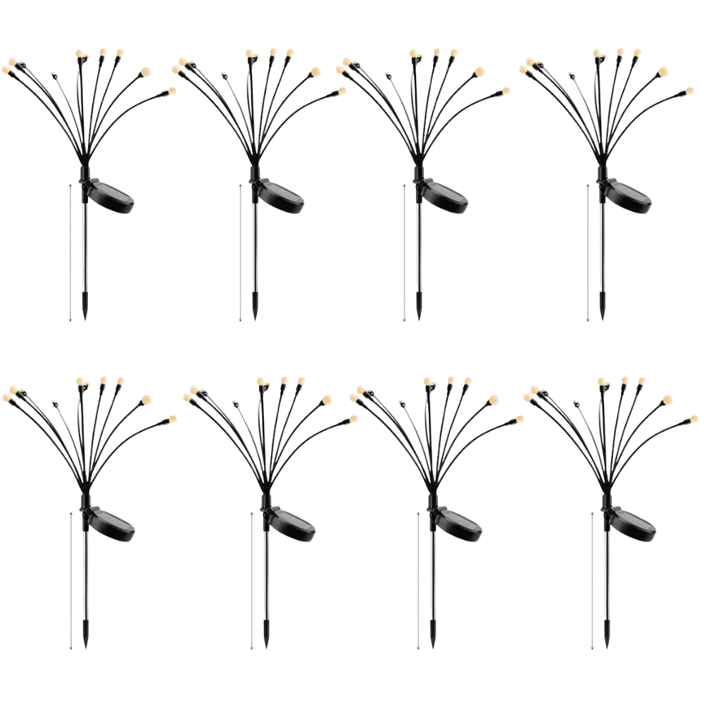 Kit de Luzes Solares Vaga Lume para Jardim - Shinne