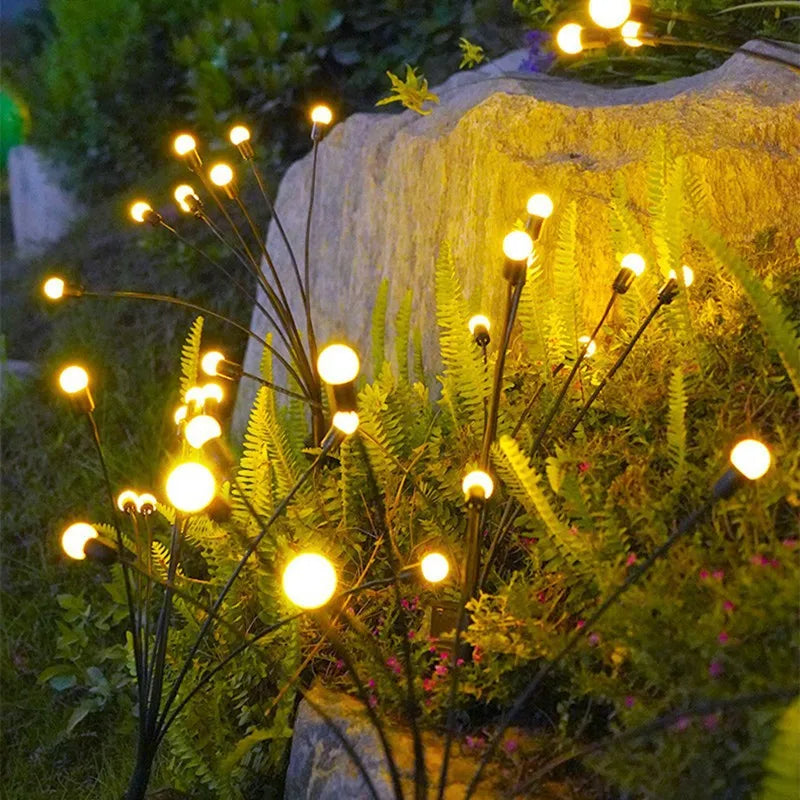 Kit de Luzes Solares Vaga Lume para Jardim - Shinne