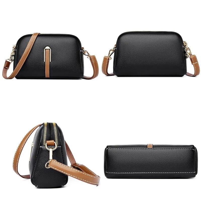 Bolsa Transversal de Couro Penelope