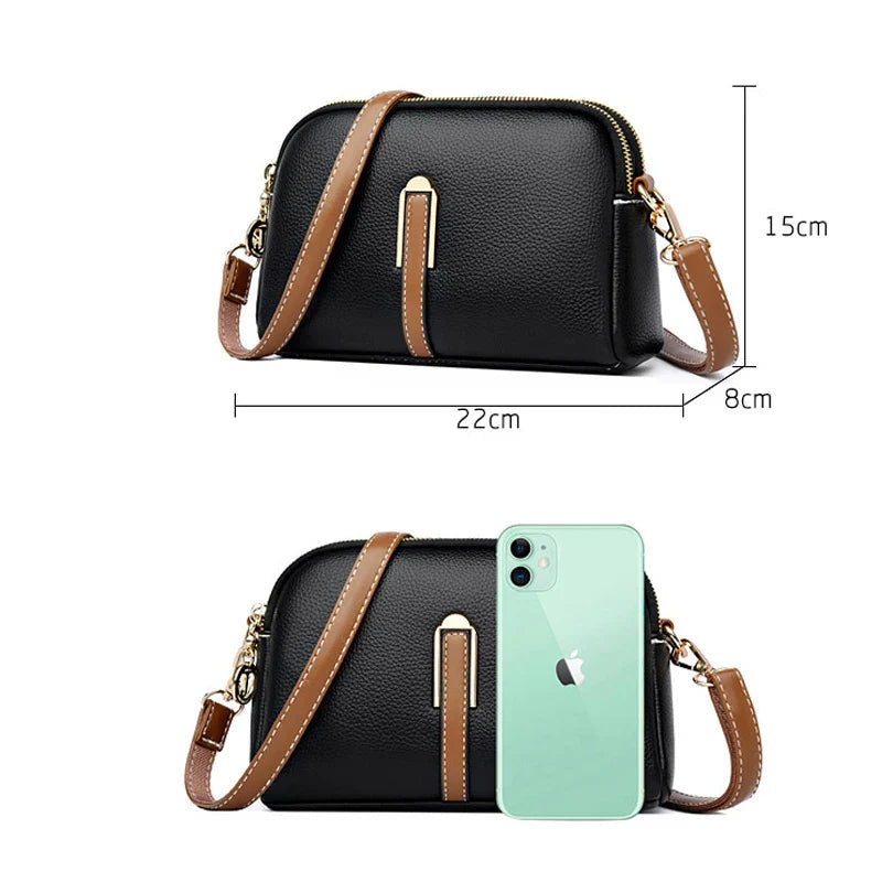 Bolsa Transversal de Couro Penelope