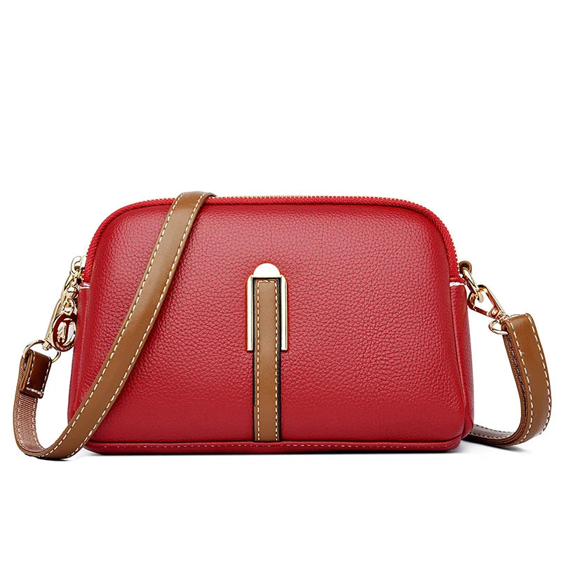 Bolsa Transversal de Couro Penelope