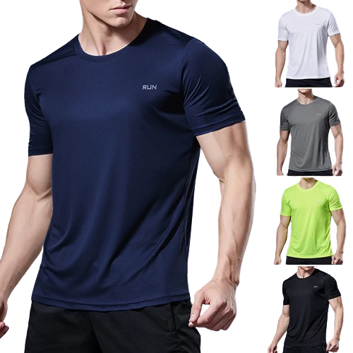 Kit com 5 Camisetas Esportivas Masculinas - DryMax